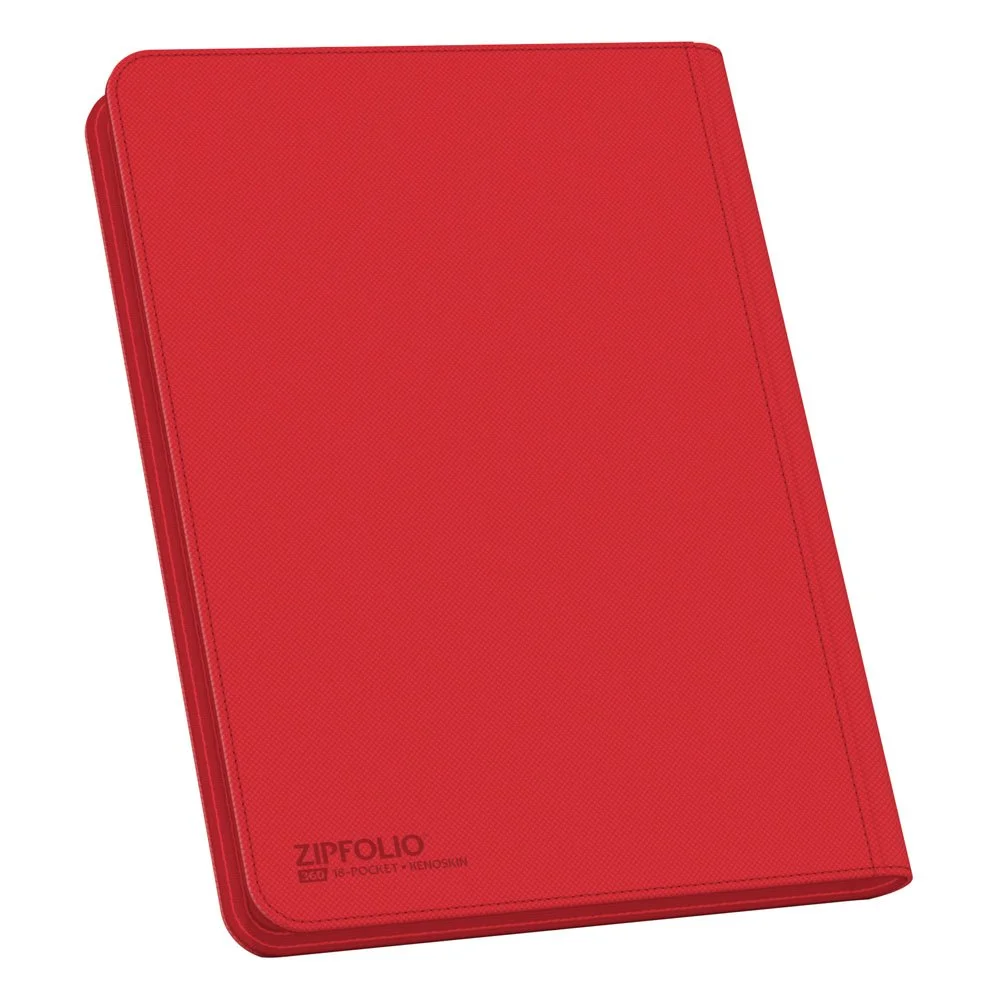 Ultimate Guard Zipfolio (360 double-sleeved cards) 18-Pocket 70 x 94 mm Xenoskin - Red